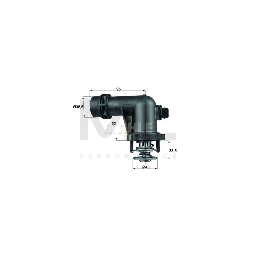 MAHLE ORIGINAL 201 44 02 Piston 90,98 mm, with piston rings, with piston ring carrier, without cooling duct | Performance Parts DirectCar Parts