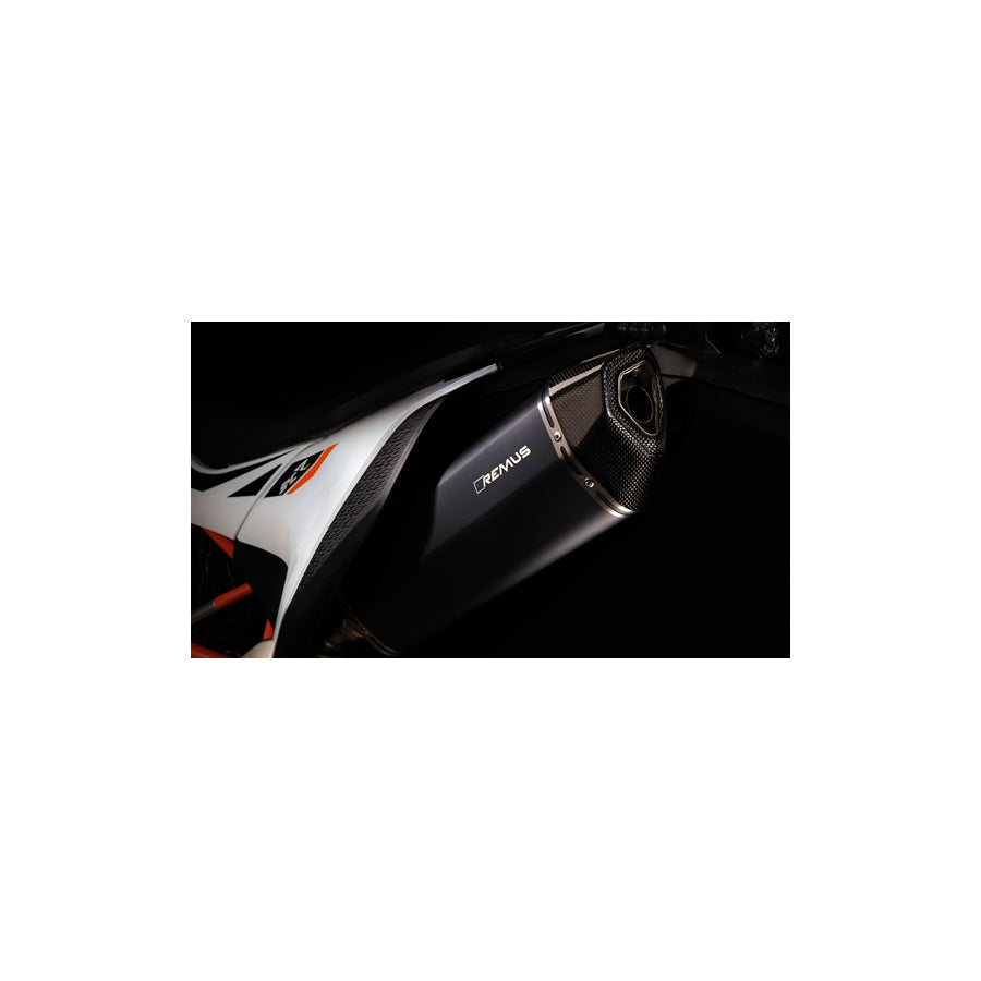 Remus KTM 690 SMC R Black Hawk Stainless Steel Black Slip On Exhaust