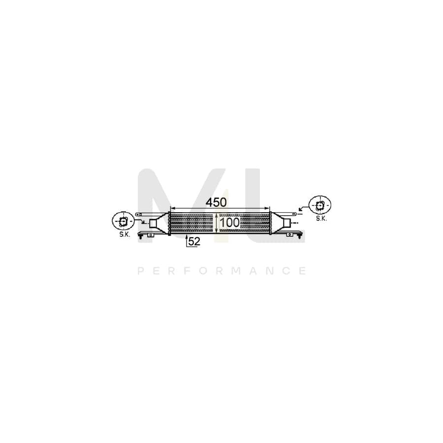 MAHLE ORIGINAL CI 249 000P Intercooler | Performance Parts DirectCar Parts