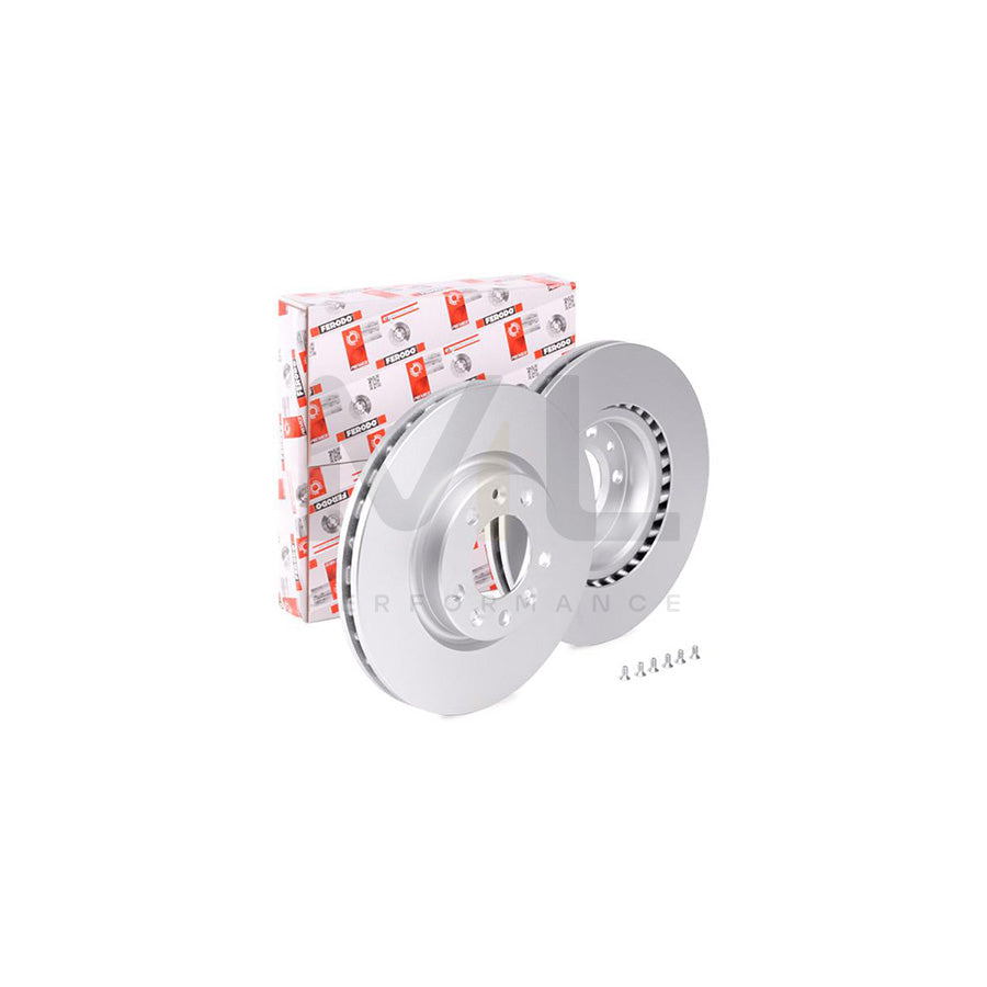 FERODO PREMIER DDF2401C-1 Brake Disc Vented, Coated, with bolts/screws | Performance Parts Direct Car Parts