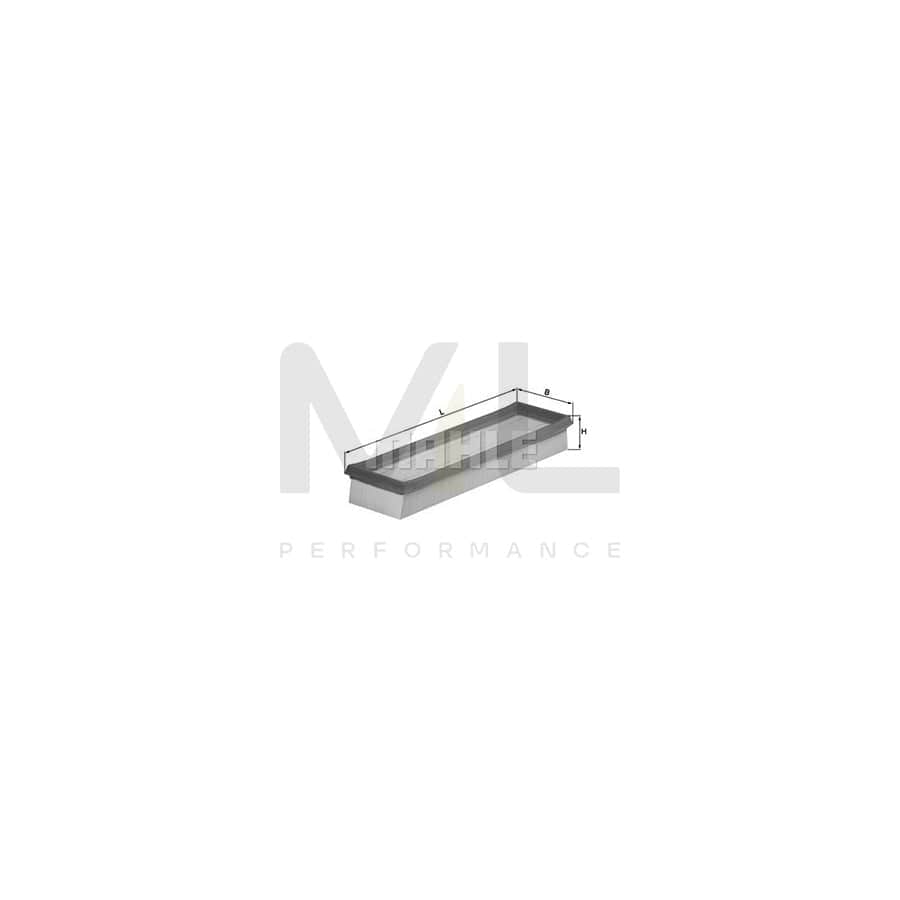 MAHLE ORIGINAL LX 509 Air Filter Filter Insert | Performance Parts DirectCar Parts