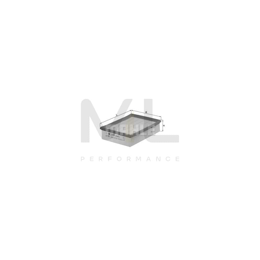 MAHLE ORIGINAL LX 598 Air Filter Filter Insert | Performance Parts DirectCar Parts