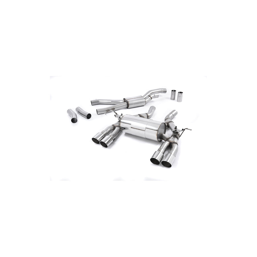 MillTek BMW F80 F82 Cat-back Race Exhaust System (M3 & M4)