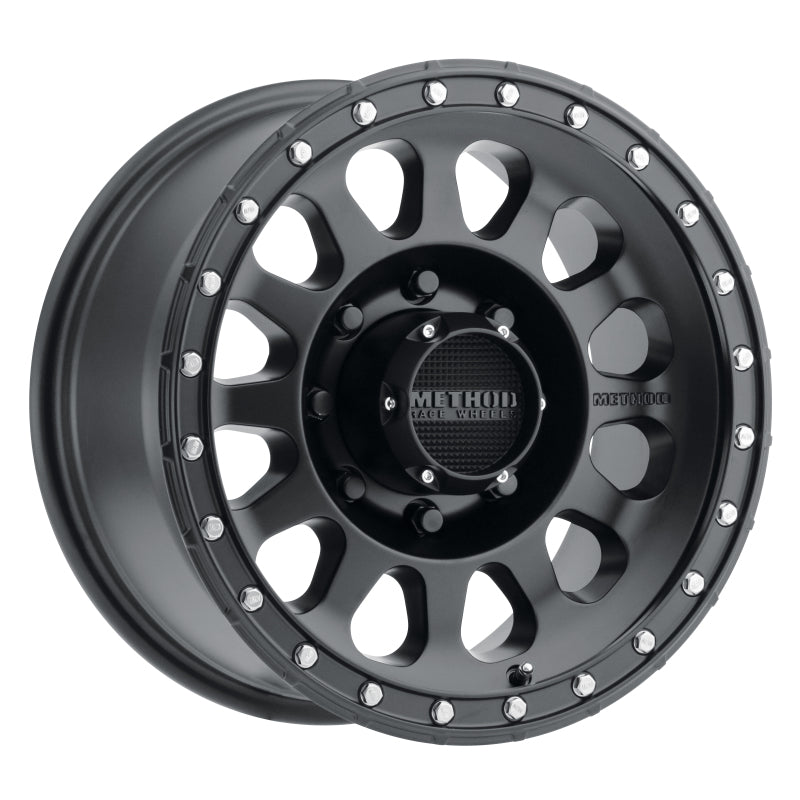 Method Wheels Method MR315 17x8.5 0mm Offset 8x6.5 130.81mm CB Matte Black Wheel