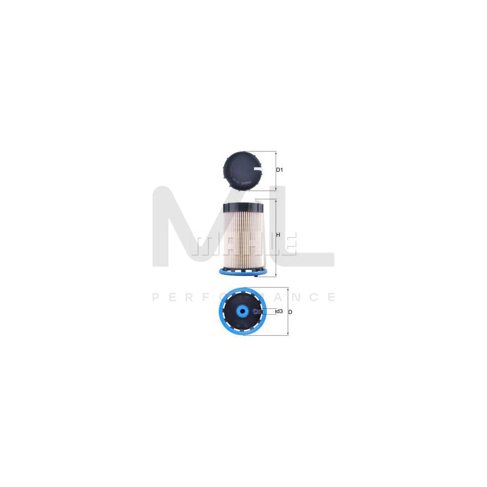 MAHLE ORIGINAL KX 592 Fuel filter Filter Insert | Performance Parts DirectCar Parts