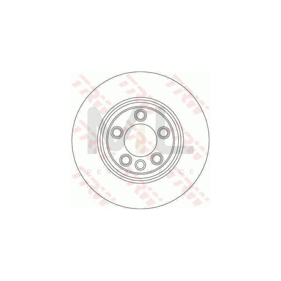 TRW DF4305S Brake Disc Vented | Performance Parts Direct Car Parts