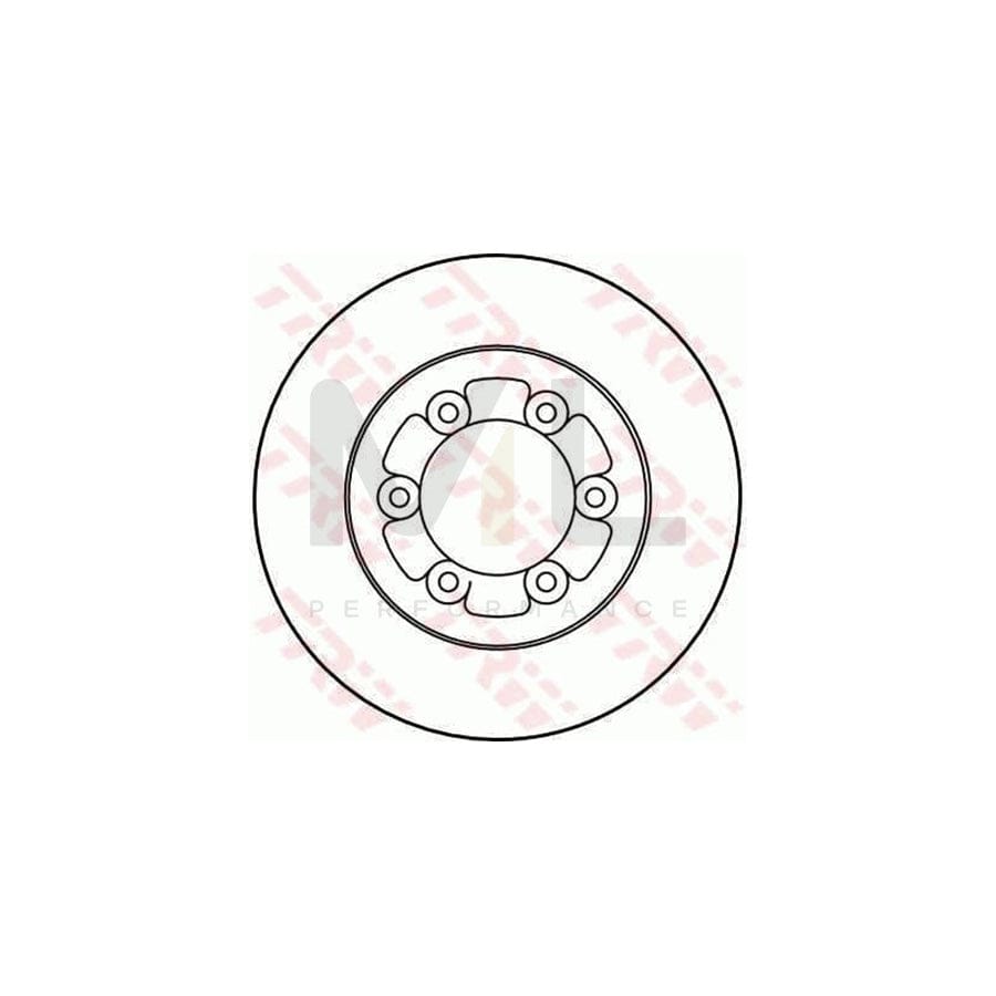 TRW DF1432 Brake Disc Vented | Performance Parts Direct Car Parts