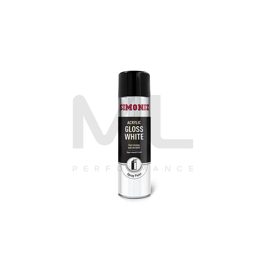 Simoniz SIMP18D Gloss White Paint 500ml | Performance Parts Direct Car Parts