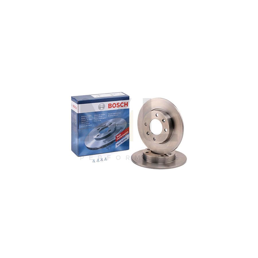 BOSCH 0 986 478 608 Brake Disc Solid, Oiled, with bolts/screws | Performance Parts Direct Car Parts