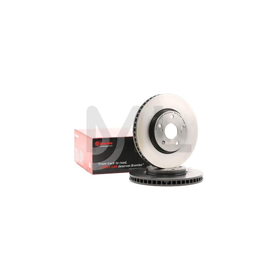 BREMBO COATED DISC LINE 09.A717.11 Brake Disc Internally Vented, Coated, High-carbon - 1 piece