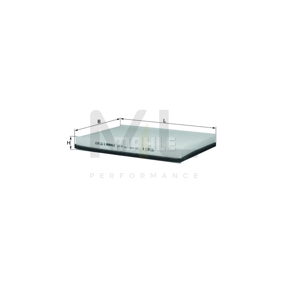 MAHLE ORIGINAL LA 44 Pollen filter Particulate Filter | Performance Parts DirectCar Parts