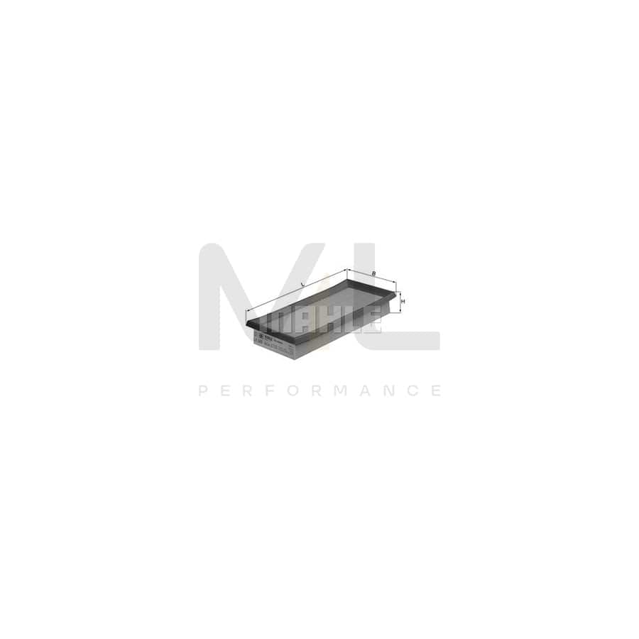 MAHLE ORIGINAL LX 689 Air Filter Filter Insert | Performance Parts DirectCar Parts