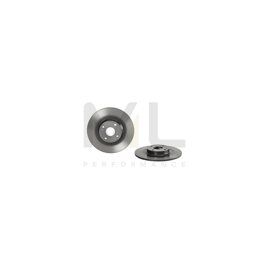BREMBO 08.D224.11 Brake Disc Solid, Coated - 1 piece