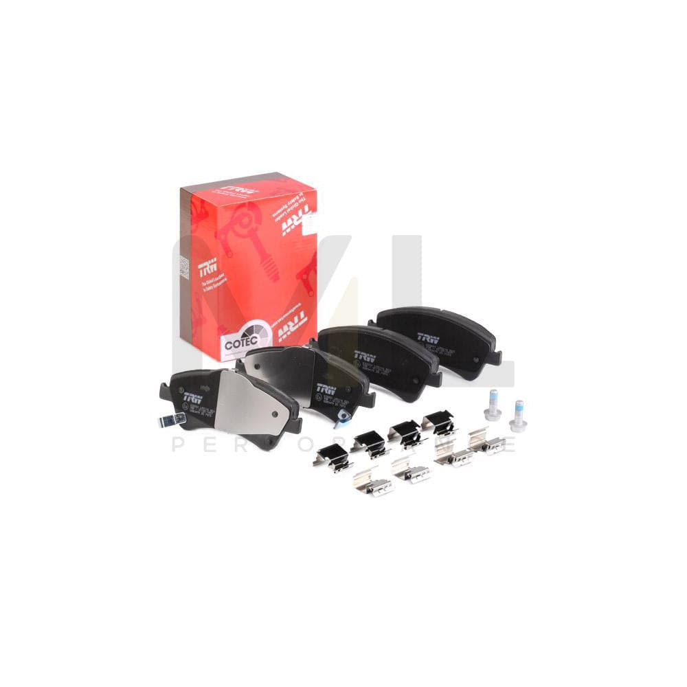 TRW Cotec Gdb3479 Brake Pad Set With Acoustic Wear Warning, With Accessories | Performance Parts Direct Car Parts