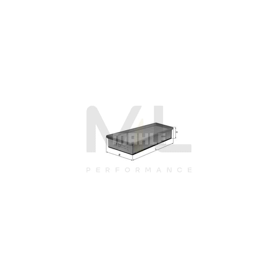 MAHLE ORIGINAL LX 1283 Air Filter Filter Insert | Performance Parts DirectCar Parts