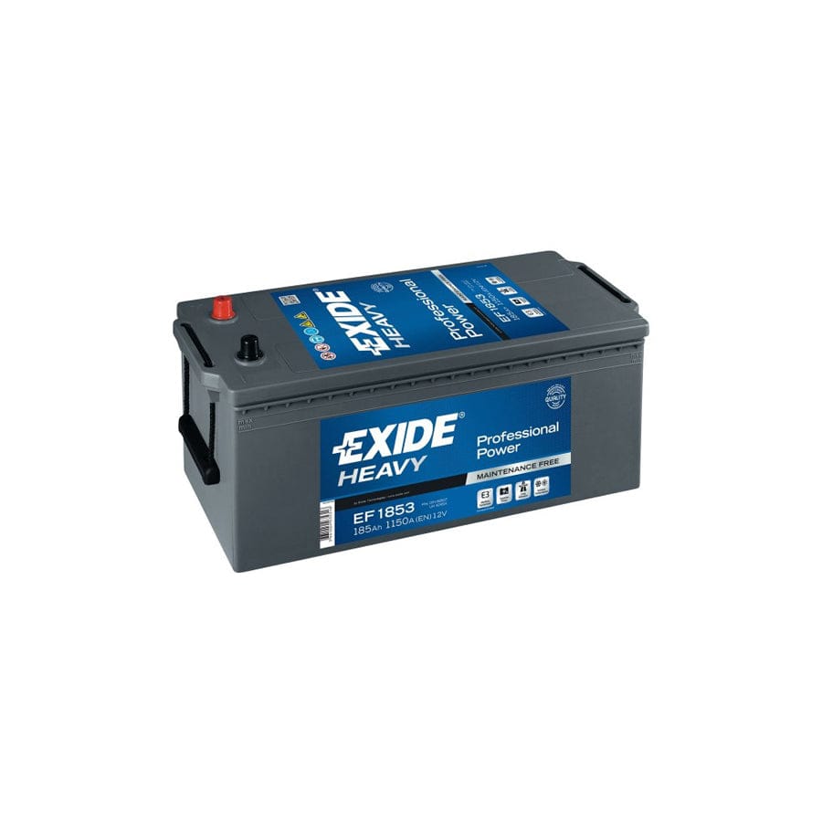 Exide EF1853 Professional Power HDX Battery 12V 180AH 1150CCA 629