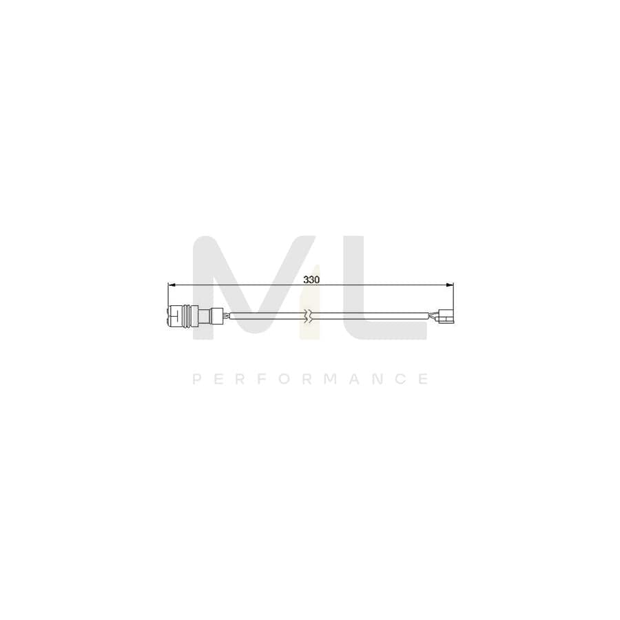 BOSCH 1 987 474 996 Brake pad wear sensor for PORSCHE 911 | Performance Parts Direct Car Parts