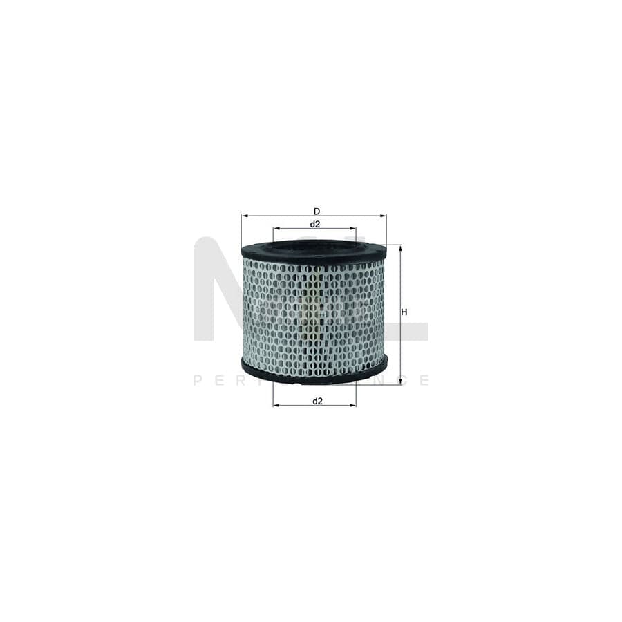 MAHLE ORIGINAL LX 224 Air Filter Filter Insert | Performance Parts DirectCar Parts