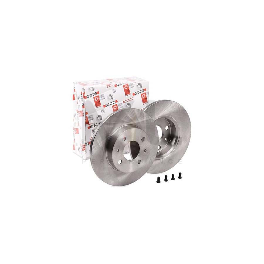FERODO PREMIER DDF140 Brake Disc Solid, with bolts/screws | Performance Parts Direct Car Parts