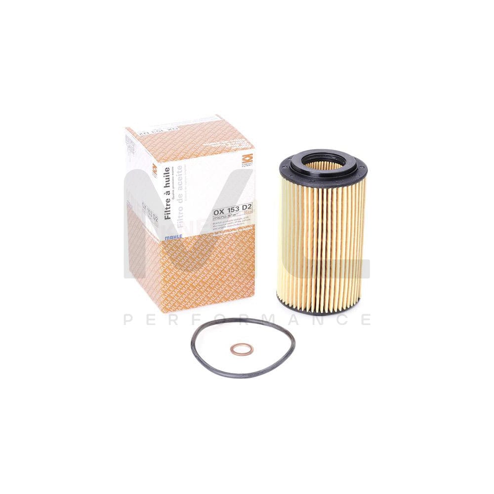 MAHLE ORIGINAL OX 153D2 Oil Filter Filter Insert | Performance Parts DirectCar Parts