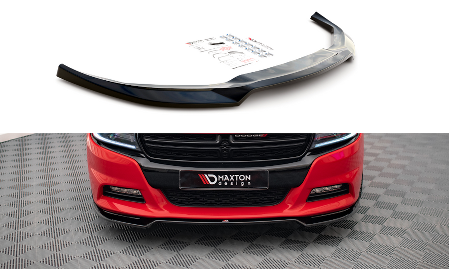 Maxton Design Dodge Charger RT MK7 Facelift Front Splitter V.2