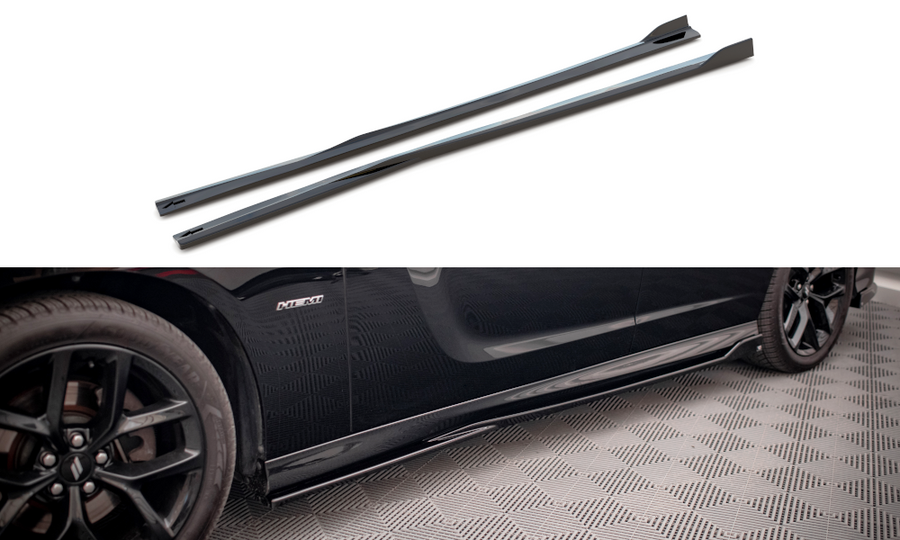 Maxton Design Dodge Charger SRT MK7 Facelift Side Skirts Diffusers