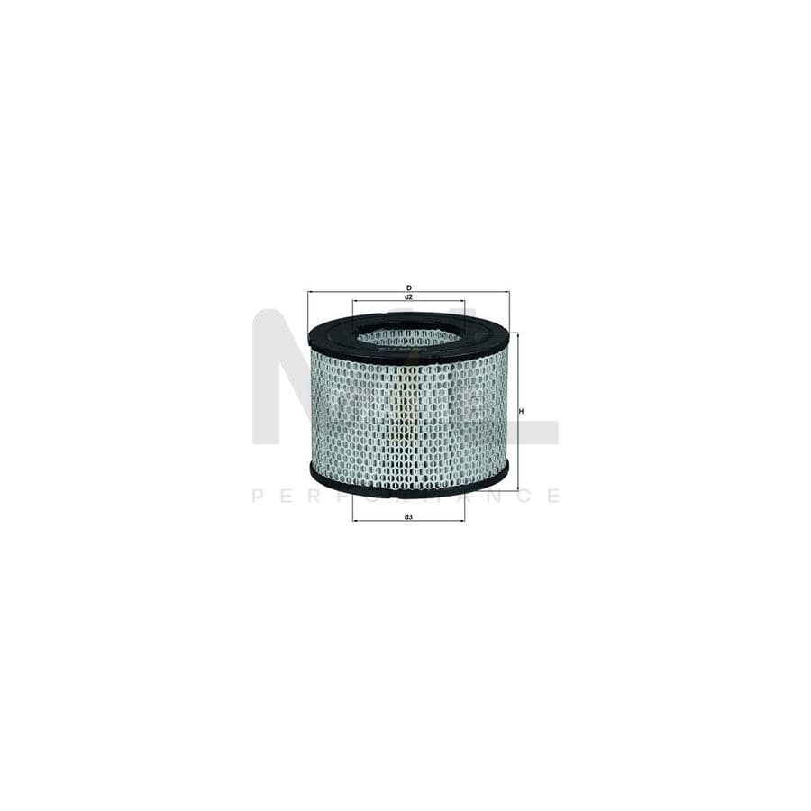 MAHLE ORIGINAL LX 606 Air Filter Filter Insert | Performance Parts DirectCar Parts