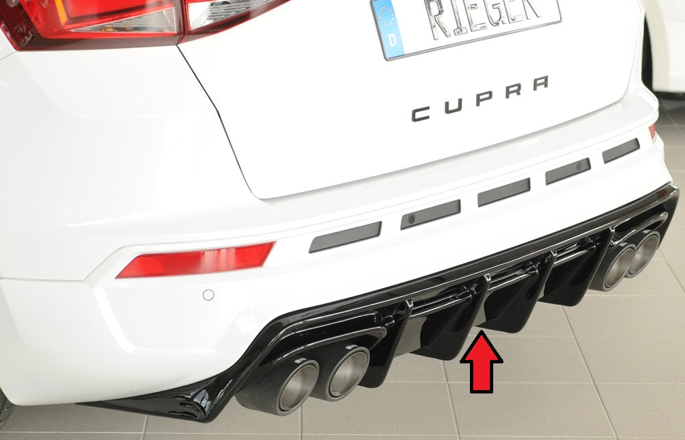 Rieger 00088231 SEAT 5FP Ateca Cupra Rear Diffuser