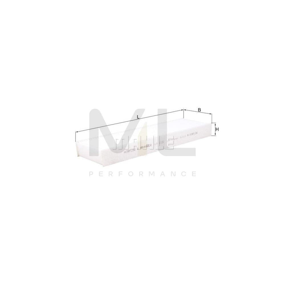 MAHLE ORIGINAL LA 1121 Pollen filter Particulate Filter | Performance Parts DirectCar Parts