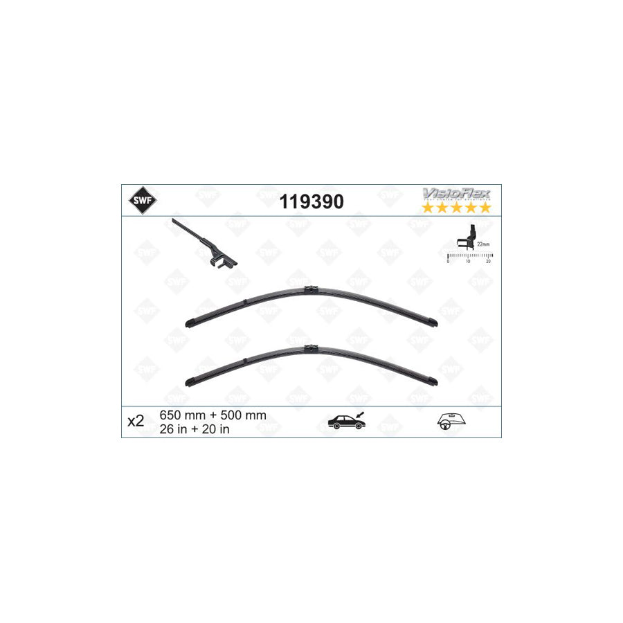 Swf Visioflex 119390 Wiper Blade