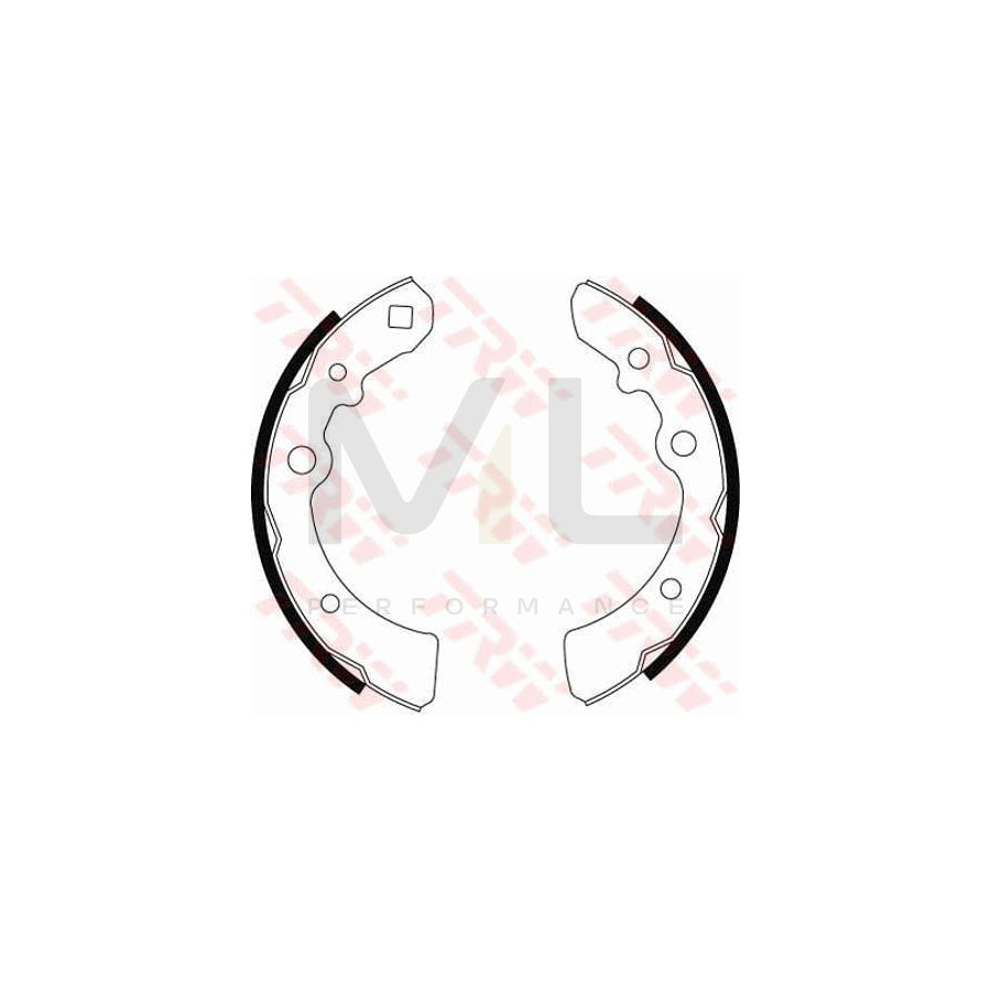 TRW GS8030 Brake Shoe Set | Performance Parts Direct Car Parts