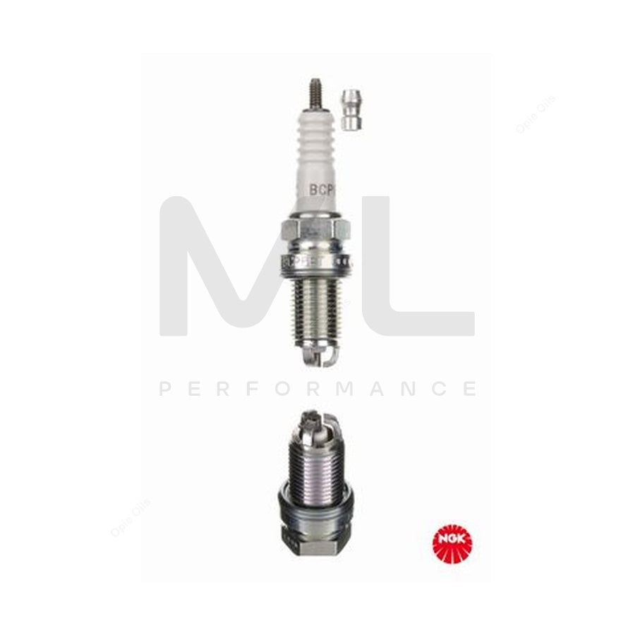 NGK BCP6ET (4563) - Standard Spark Plug / Sparkplug - Extended Projection