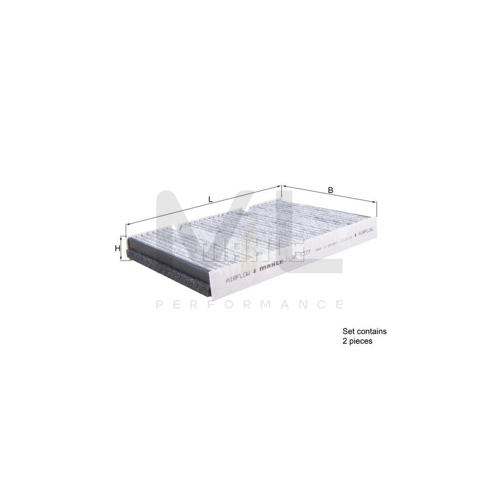 MAHLE ORIGINAL LAK 1377/S Pollen filter suitable for MERCEDES-BENZ S-Class Activated Carbon Filter | Performance Parts DirectCar Parts