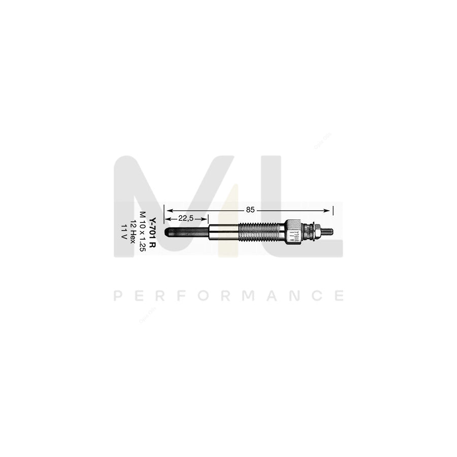 NGK Glow Plug Y-701R (NGK 7464)