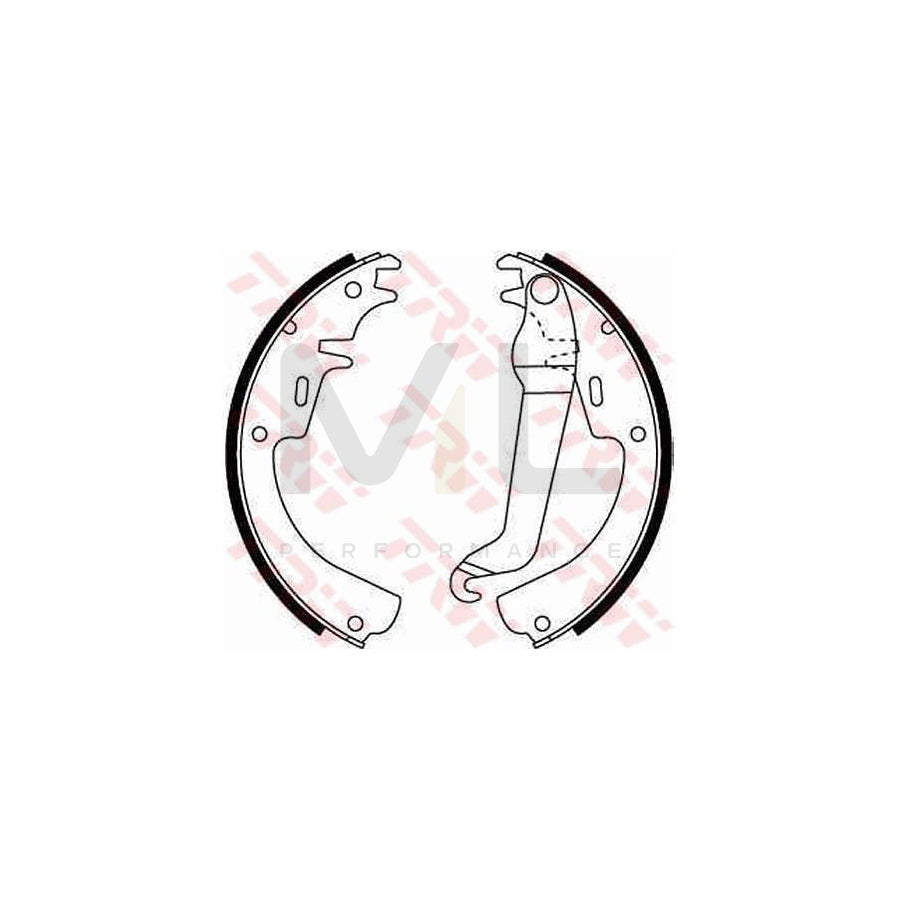TRW GS8015 Brake Shoe Set | Performance Parts Direct Car Parts