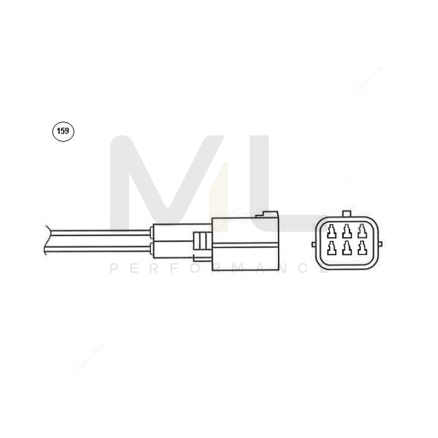 NTK Lambda Sensor - Oxygen / O2 Sensor LZA07-MD24 (NGK 97682)