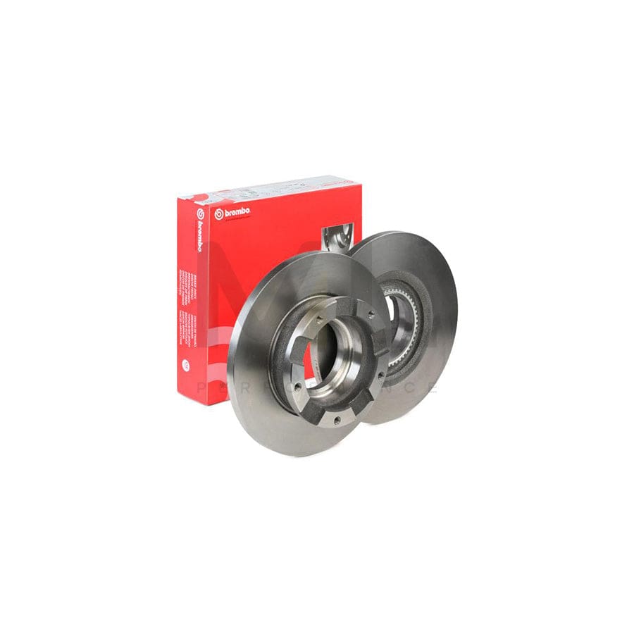 BREMBO 08.C242.20 Brake Disc Solid, with ABS sensor ring - 1 piece