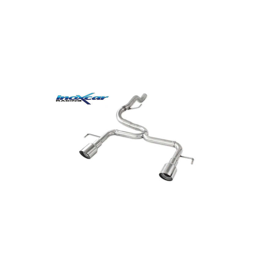 InoXcar OPCO.27.RA Opel Corsa D Non-Resonated Rear Exhaust |