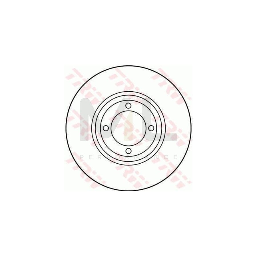 TRW DF1210 Brake Disc Vented | Performance Parts Direct Car Parts