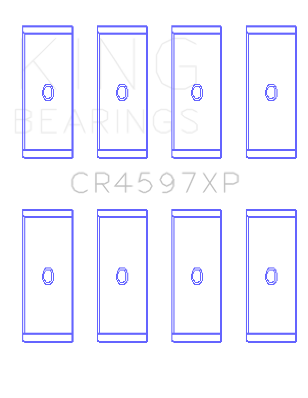 King Engine Bearings Volkswagen 1781Cc Turbo & 1984Cc (Size +0.25mm) Connecting Rod Bearing Set
