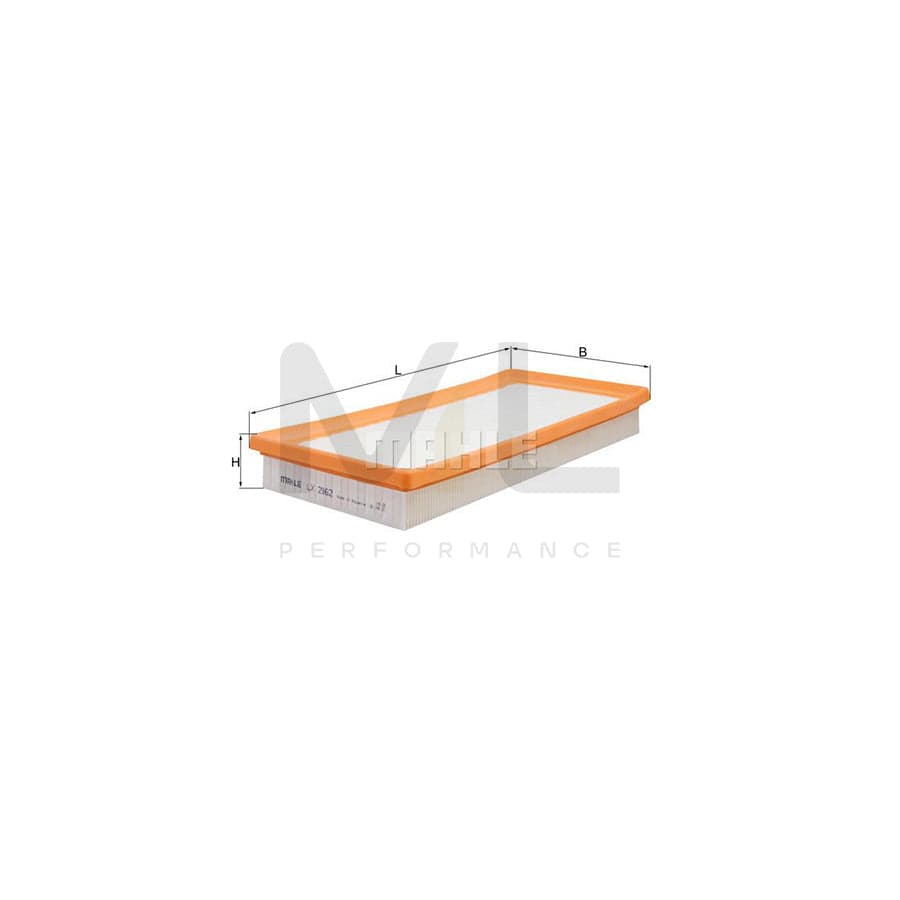 MAHLE ORIGINAL LX 2962 Air Filter Filter Insert | Performance Parts DirectCar Parts