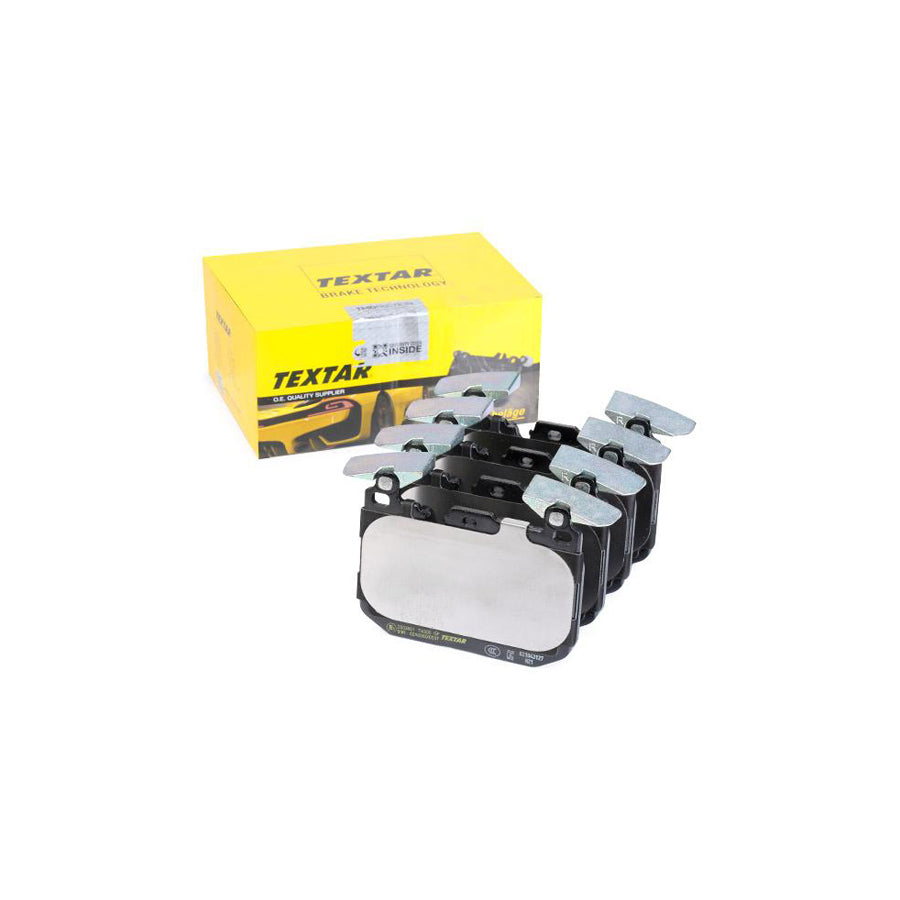 TEXTAR 2502801 Brake pad set prepared for wear indicator with counterweights