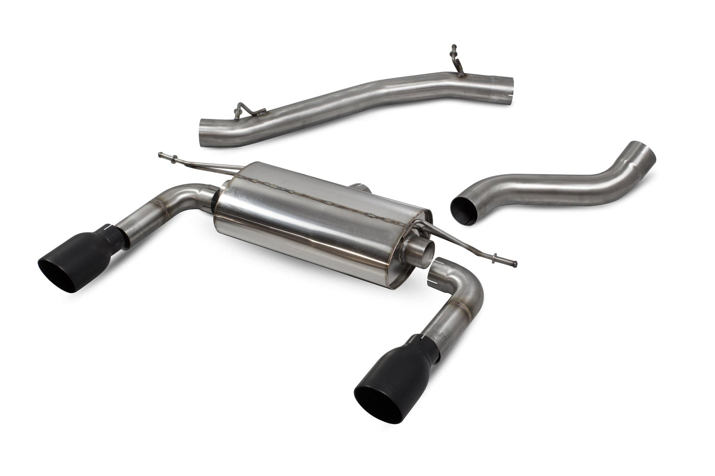Scorpion SAUS086C Audi TT MK3 Non-Resonated Cat-Back Exhaust System With No Valves