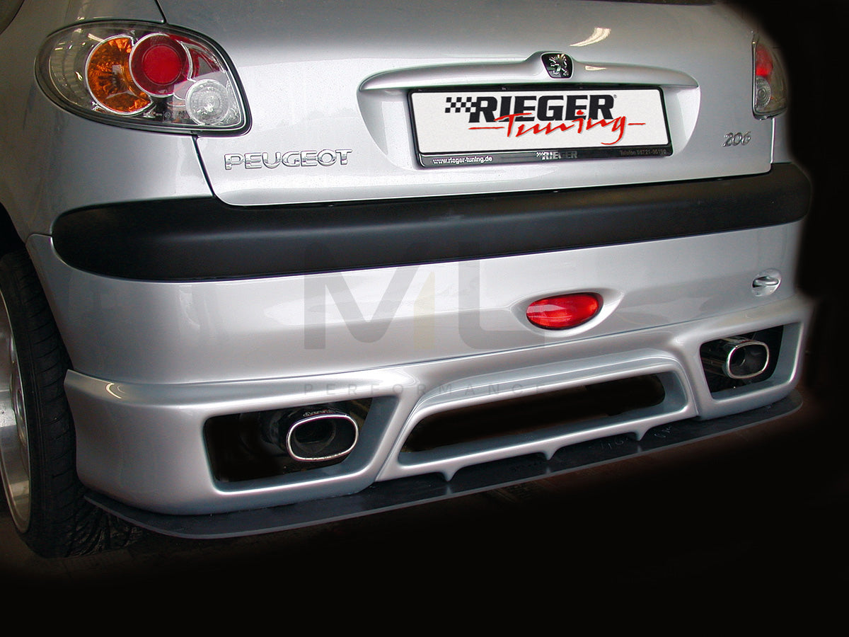 Rieger 00052209 Peugeot 206 Rear Diffuser