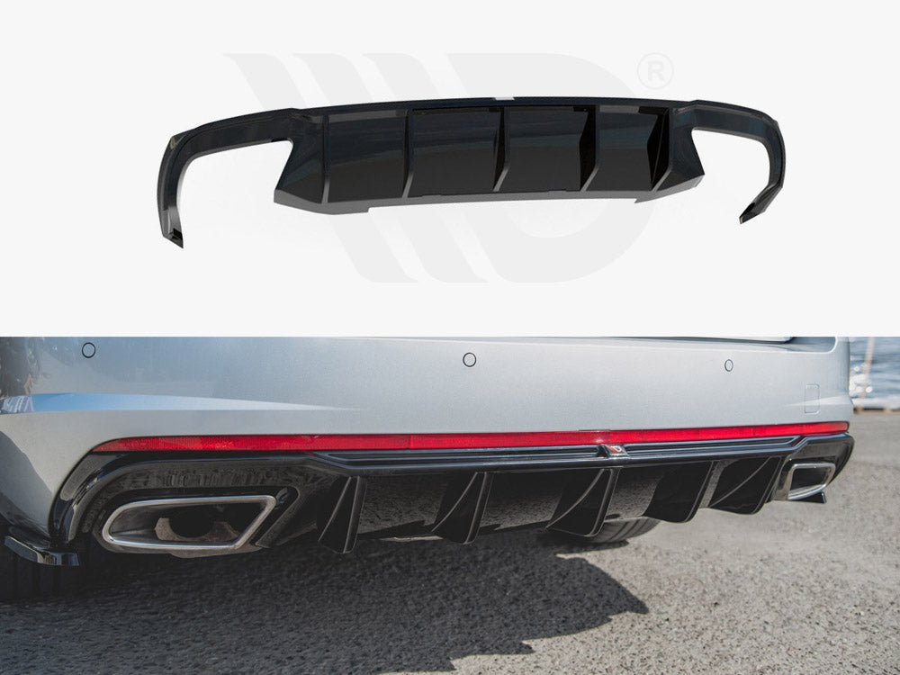 Maxton Design SK-OC-3-RS-RS2T+RS2RT-ON Rear Valance V2 Skoda Octavia Rs MK3 / MK3 Fl Hatchback / Estate (petrol) |