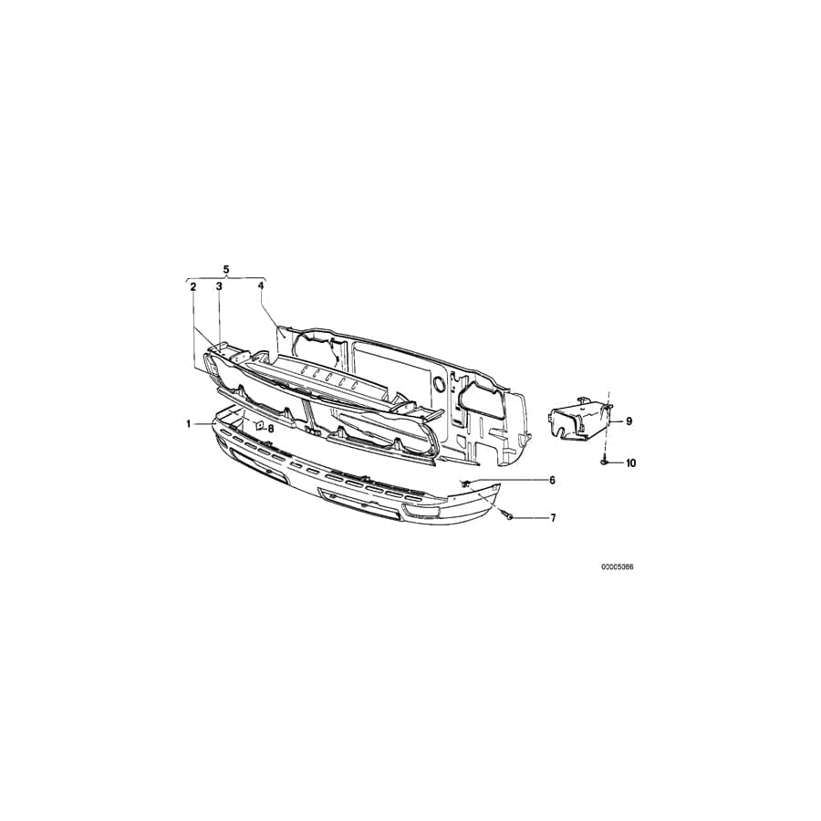 Genuine BMW 51711822439 E12 E24 Air Channel Left (Inc. 628CSi, 520 & 520i)