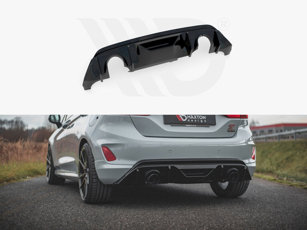 Maxton Design FO-FI-8-ST-RS5T Rear Diffuser + Milltek Gpf/opf Back ExhauST System - Ford Fiesta MK8 ST & MK8.5 ST (2018-2022) |