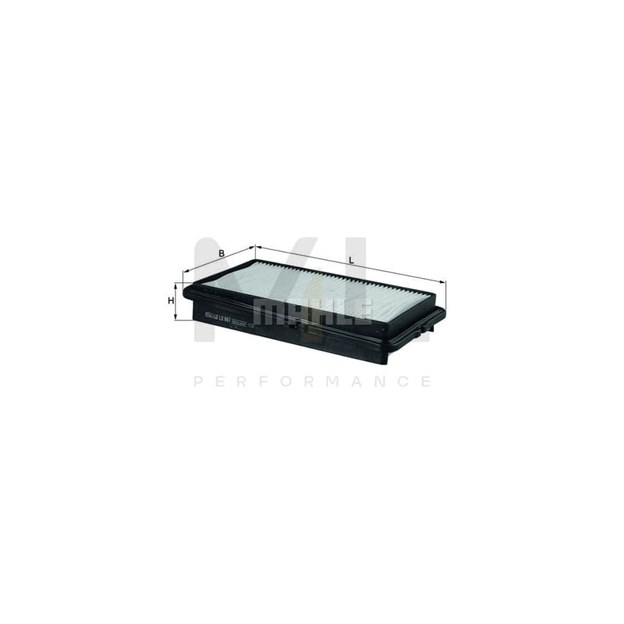 MAHLE ORIGINAL LX 667 Air Filter Filter Insert | Performance Parts DirectCar Parts