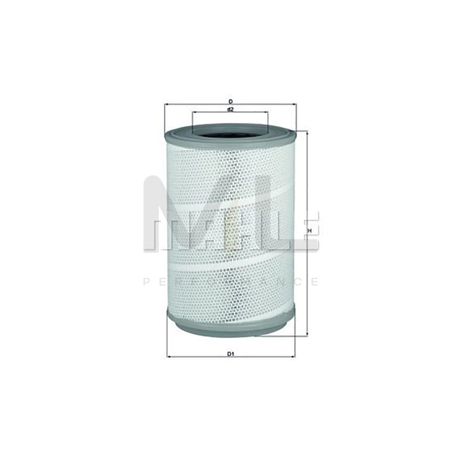 MAHLE ORIGINAL LX 1658 Air Filter Filter Insert | Performance Parts DirectCar Parts
