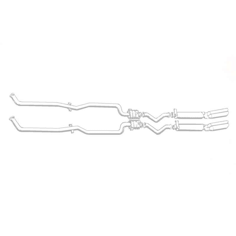 QuickSilver DT009 De Tomaso Longchamps - Stainless Steel Exhaust